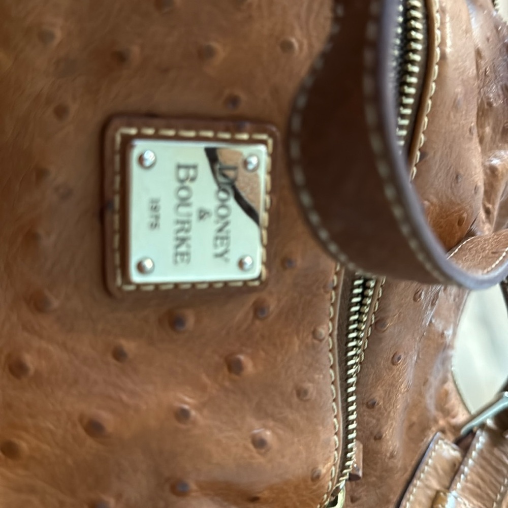 Dooney & Burke Ostrich Purse (Large) & Wallet